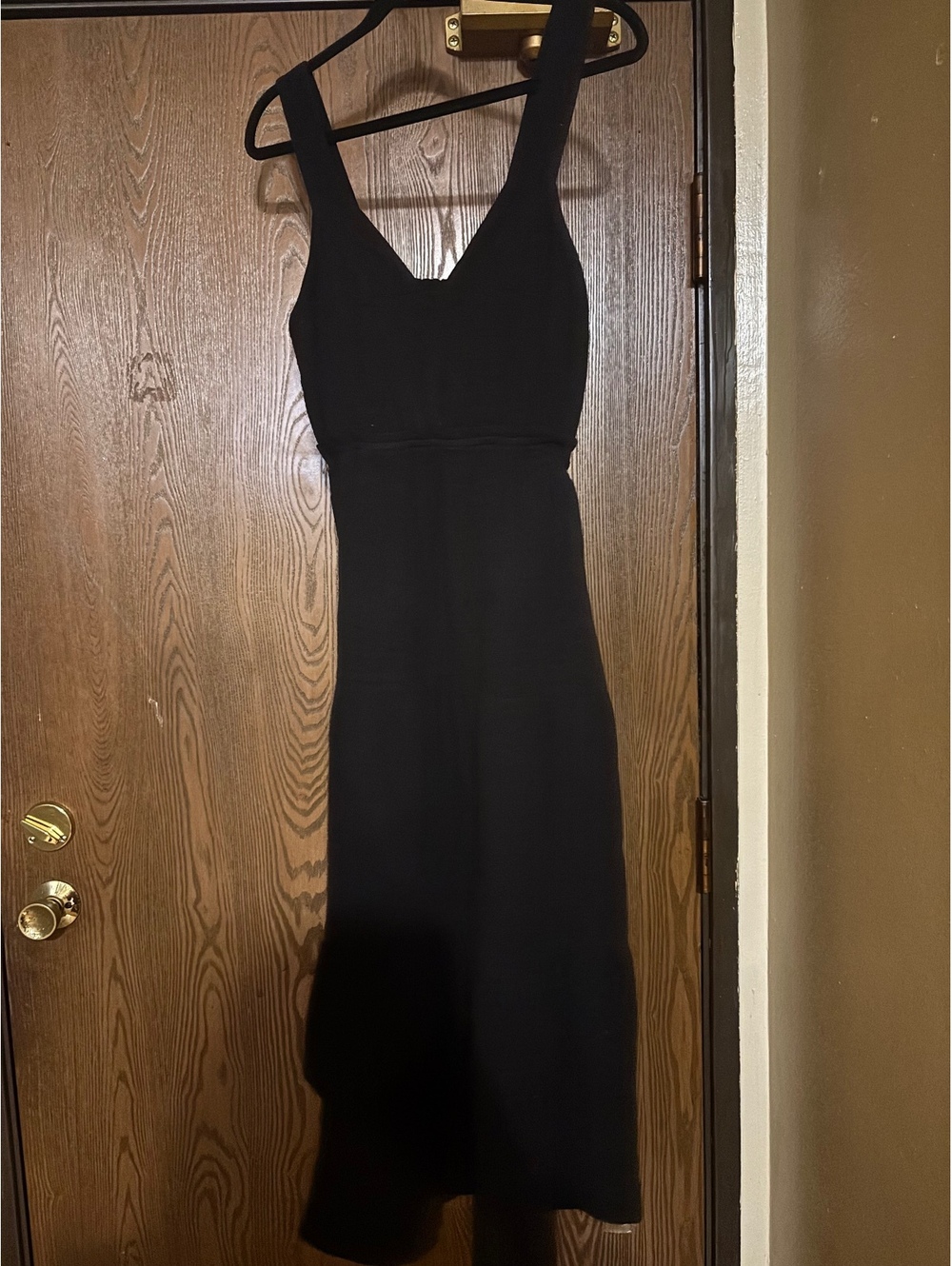 New Steve Madden Black Tiered Cotton Maxi Dress